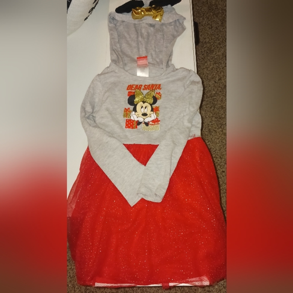 Girl disney Minnie Mouse Dear Santa Dress